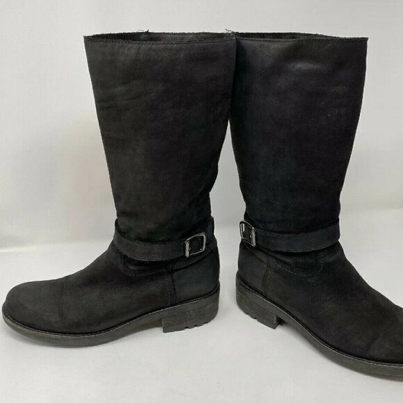 La Canadienne Sz 8 Silvana Suede Waterproof Lug Pull On Boots - Picture 5 of 11